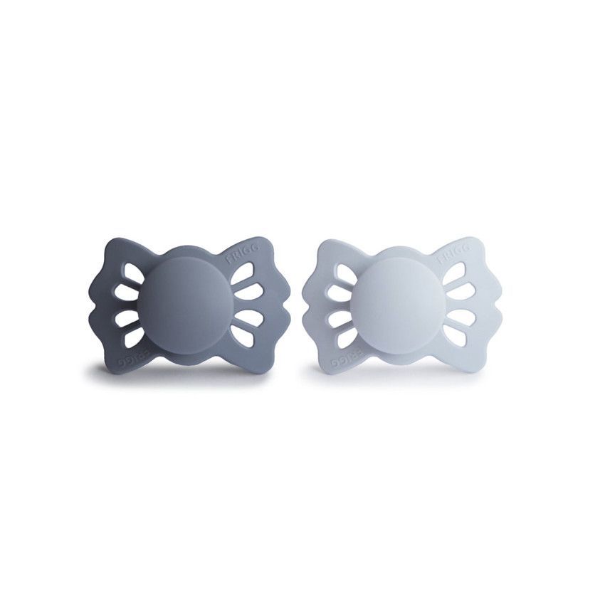 Lot de 2 sucettes silicone T1 Lucky Slate/Powder Blue - Bleu (Frigg) - Couverture