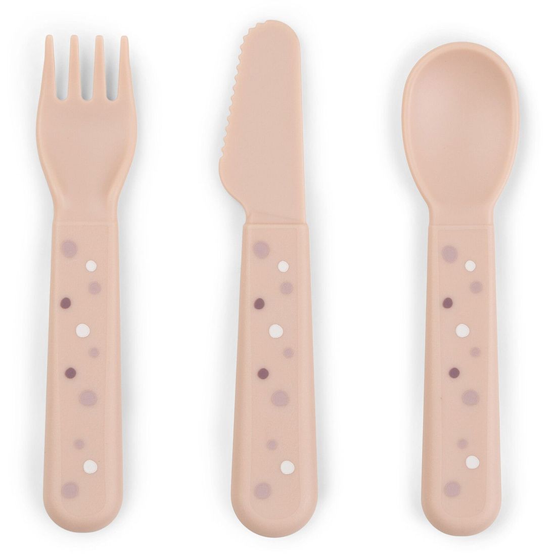 Lot de 3 Couverts Foodie - Happy Dots Rose (Done by deer) - Couverture