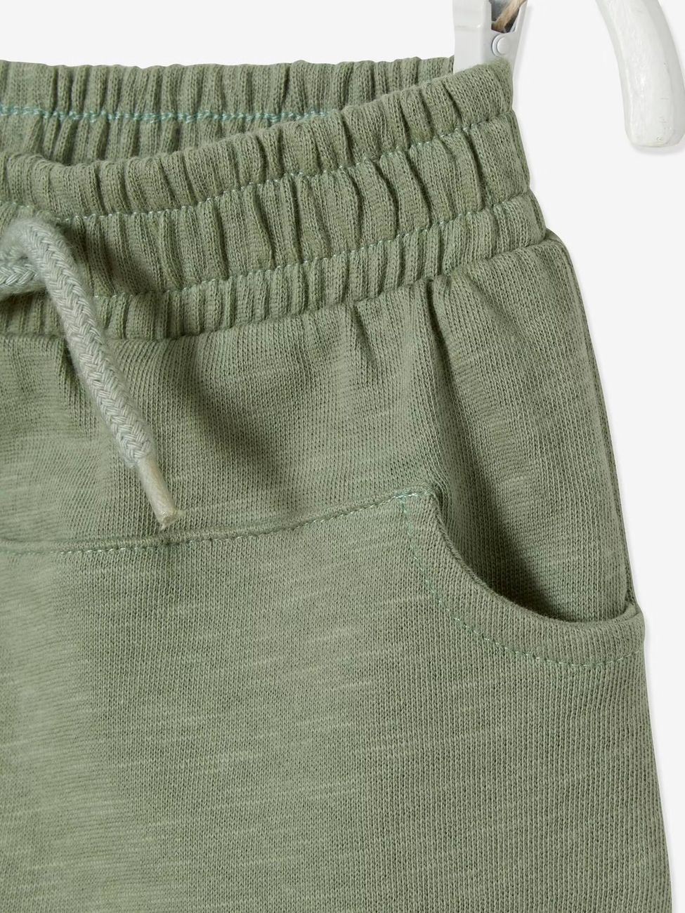 Pantalon bébé garçon molleton tilleul foncé (Vertbaudet) - Image 2