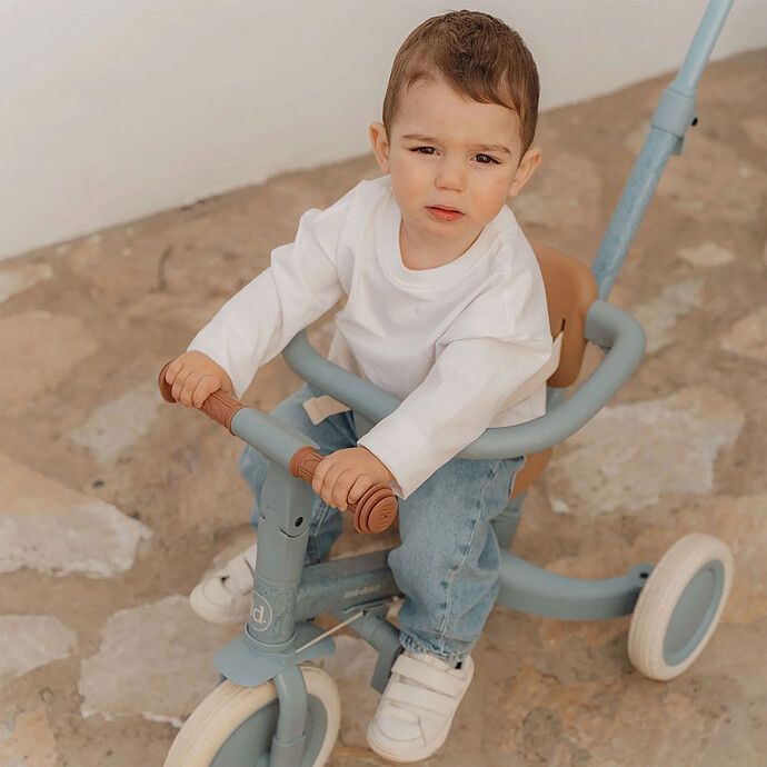Tricycle 4-en-1 - Safari Dreams Blue (Little Dutch) - Image 3