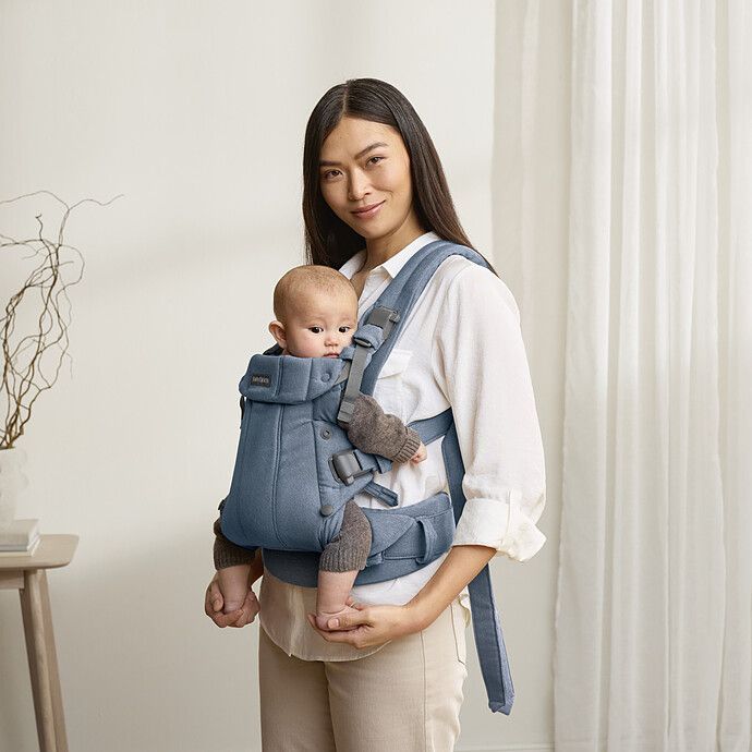 Porte-bébé Harmony Tissé Chiné - Bleu (BabyBjörn) - Image 8