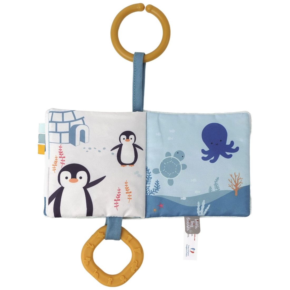 Livre en tissu bébé Océan (Little Big Friends) - Image 7