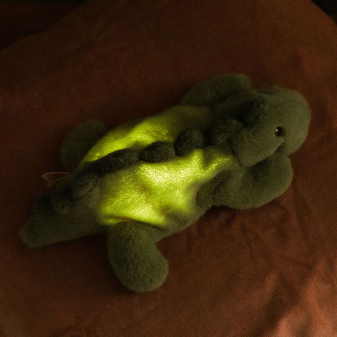 Peluche veilleuse Jéroom le dinosaure Vert (Atelier Pierre Junior) - Image 5