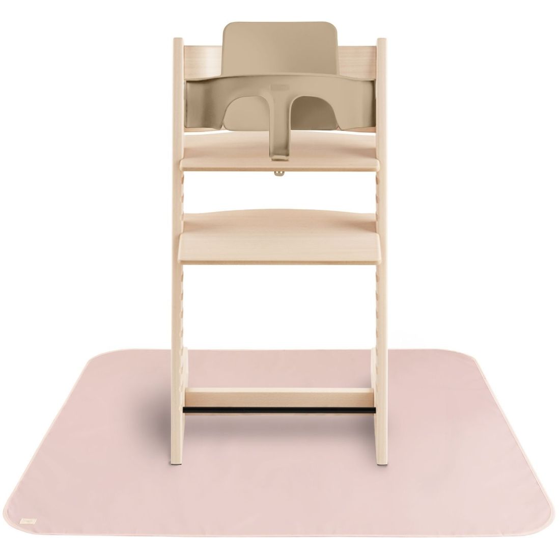 Tapis anti-éclaboussure Blush (108 x 108 cm) (Mushie) - Image 1