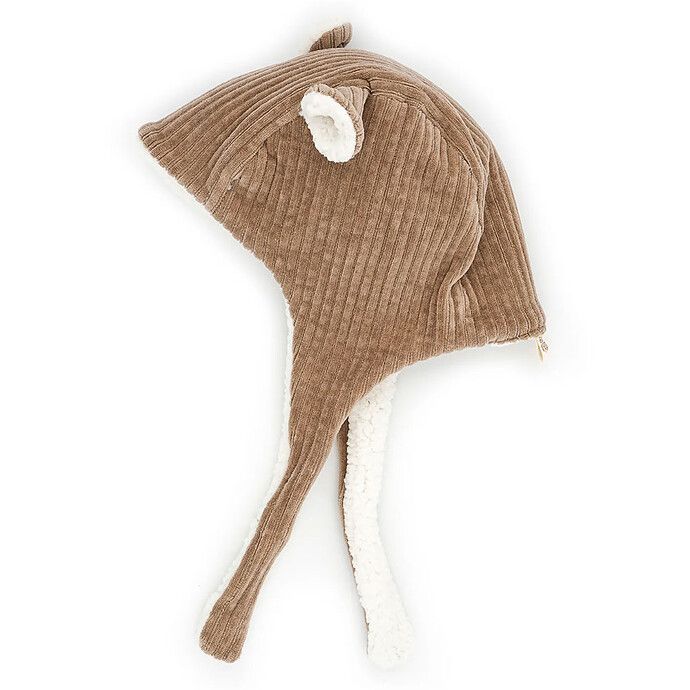 Bonnet Velours Taupe - 0/3 Mois (Rien que des bêtises) - Image 3