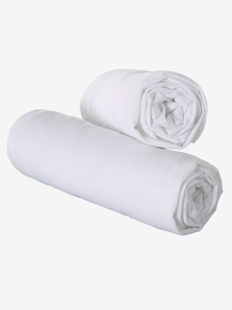 Lot de 2 alèses jersey BI-OME NTL® blanc (Vertbaudet) - Couverture