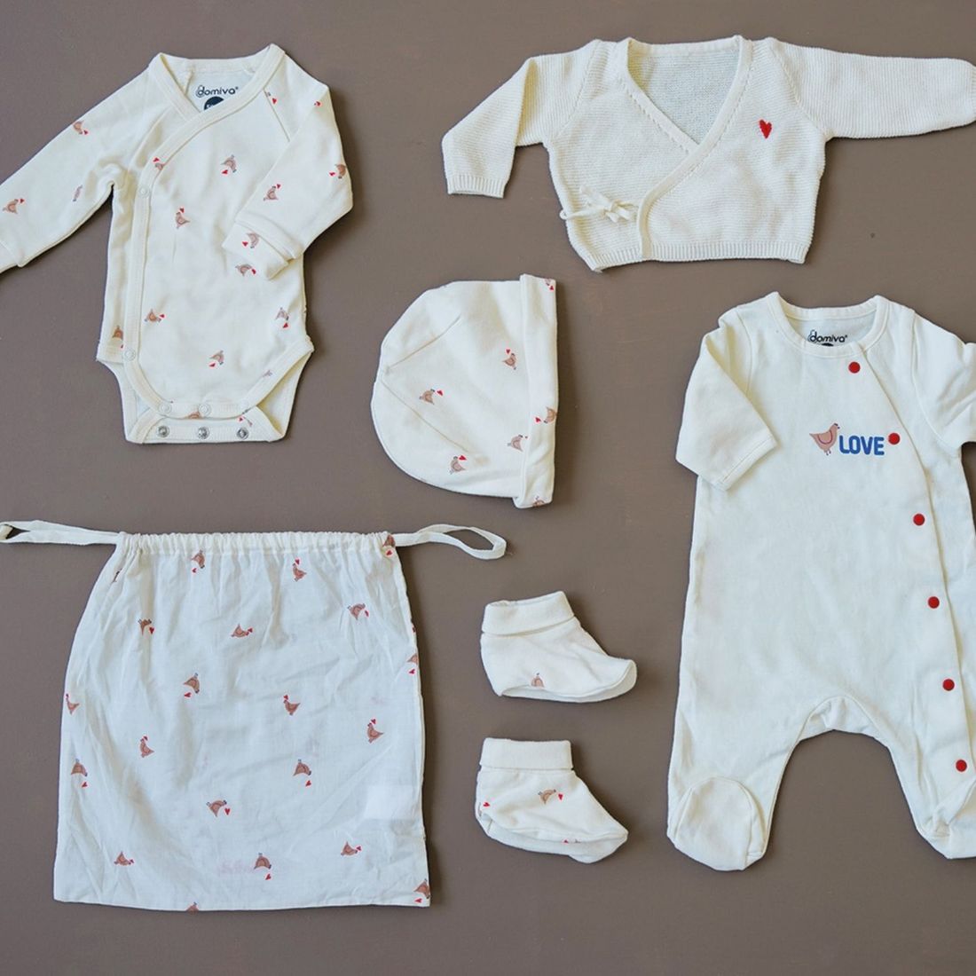 Coffret de naissance Maternity Love 5 pièces (naissance) (Domiva) - Image 5