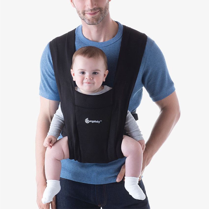 Porte-bébé Embrace - Pure Black - Noir (Ergobaby) - Image 2