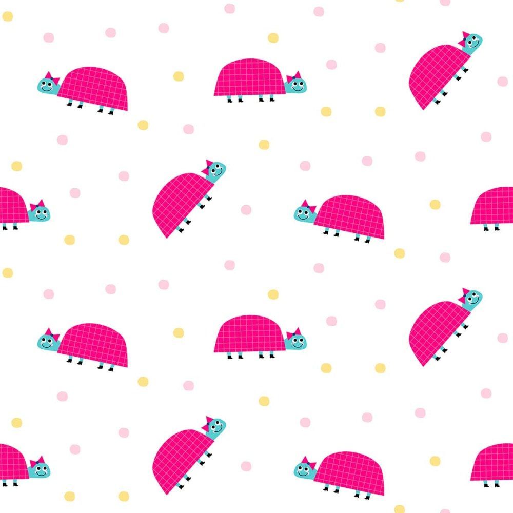 Papier peint coccinelle 52x1000 cm (Hexoa) - Image 1