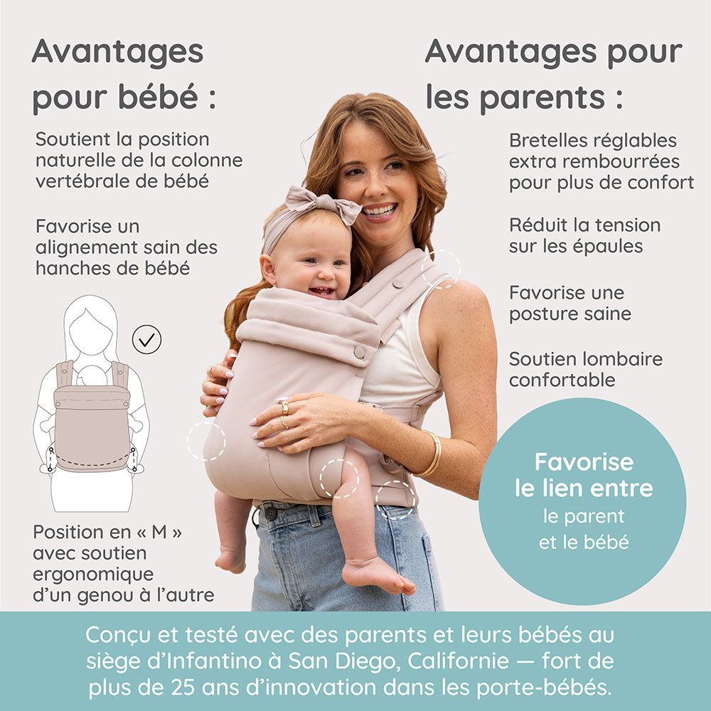 Porte-bébé Honey Blossom (Infantino) - Image 1
