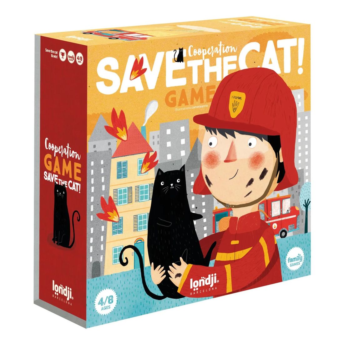 Londji - Jeu de coopération - Save the cat (Londji) - Couverture