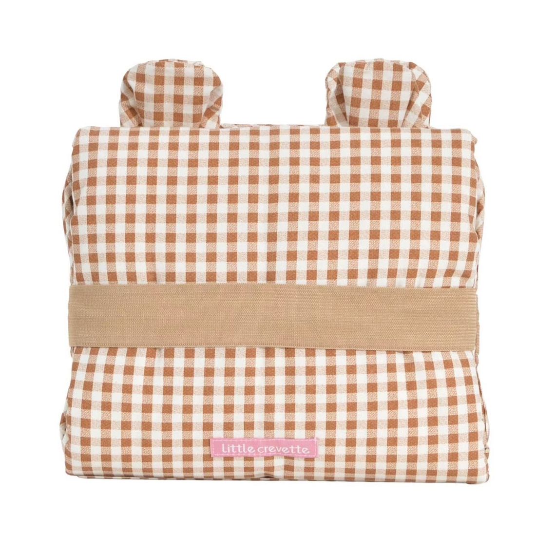 Tapis À Langer De Voyage Coton Bio Caramel (Little Crevette) - Image 1