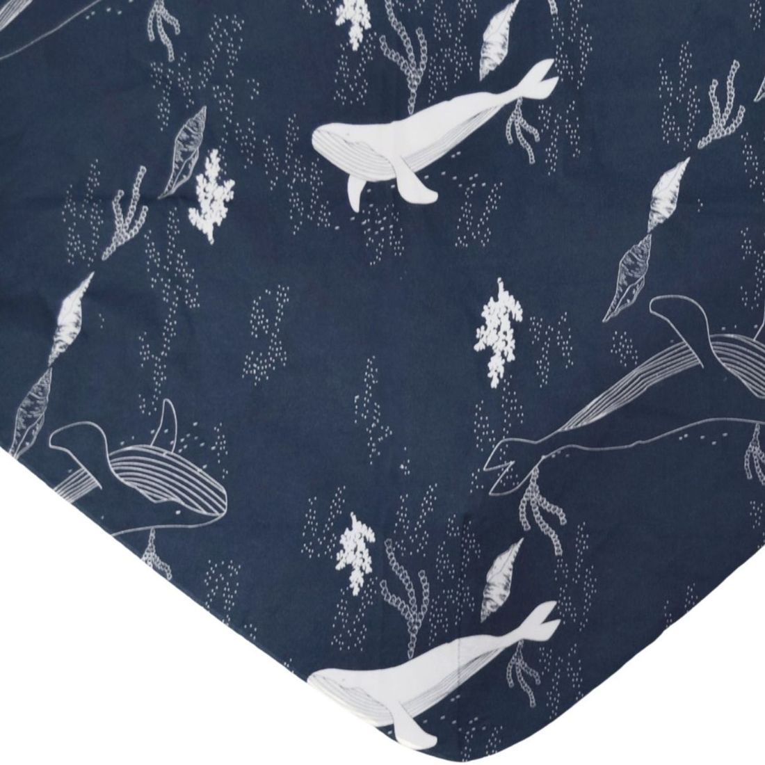 Drap housse Whales (70 x 140 cm) (Mon P'tit Dodo) - Couverture