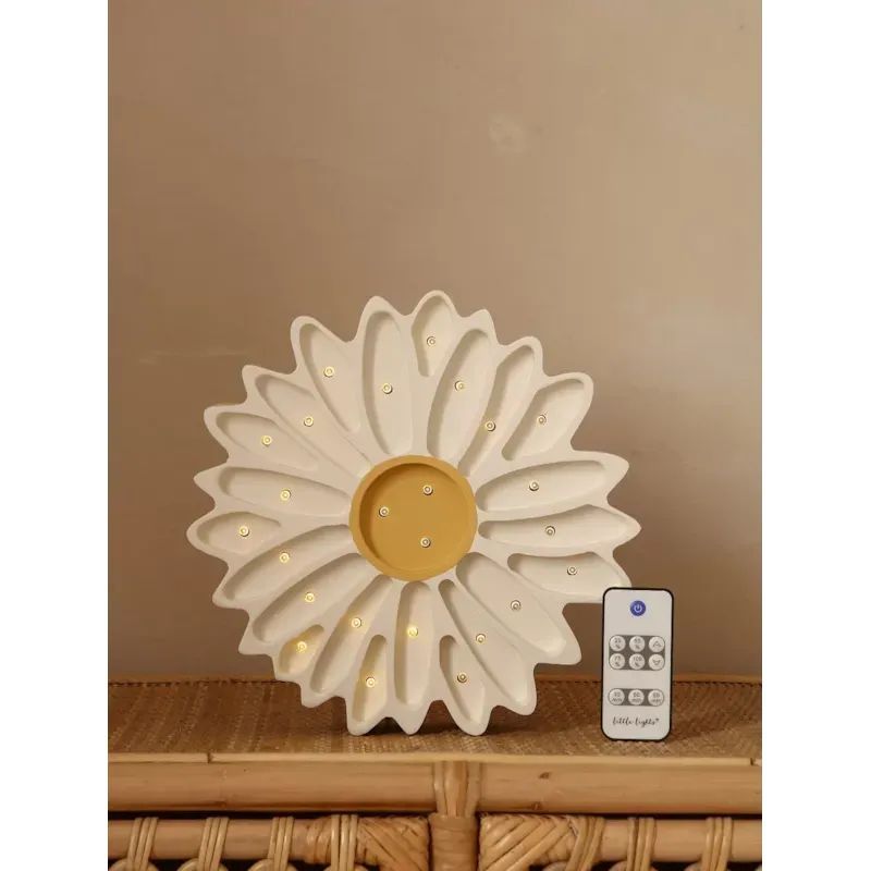 Lampe veilleuse marguerite blanche (Little Lights) - Image 3