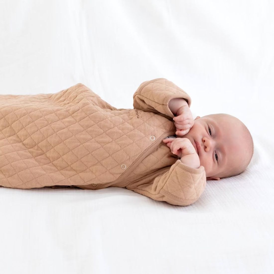 Gigoteuse Avec Moufles Mi-saison - Tog 1.5 Matelassé Confort Beige (Bemini) - Image 2