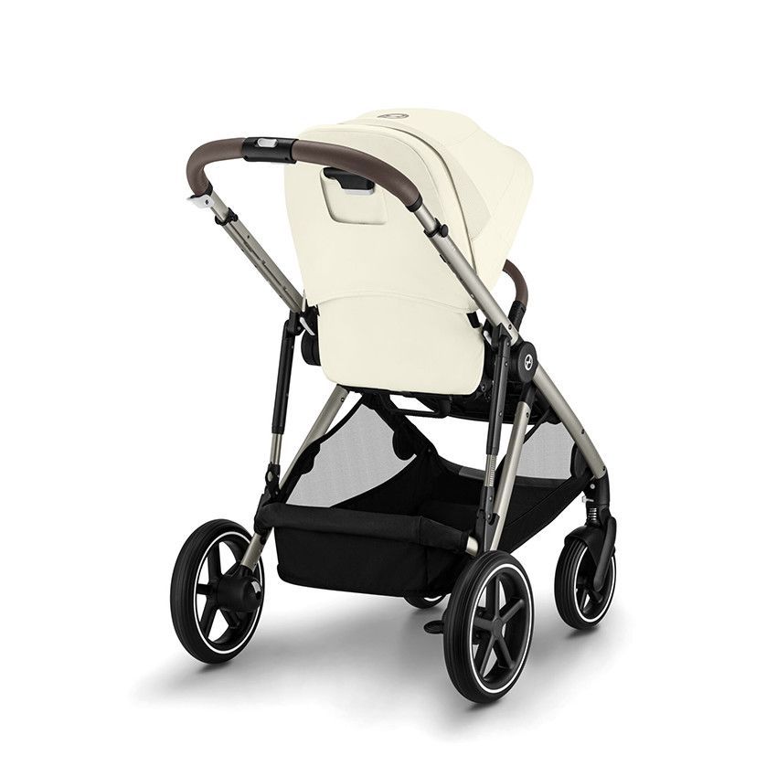 Poussette Gazelle S singel/double - Châssis Taupe / Siège Seashell Beige - Beige (Cybex) - Image 4