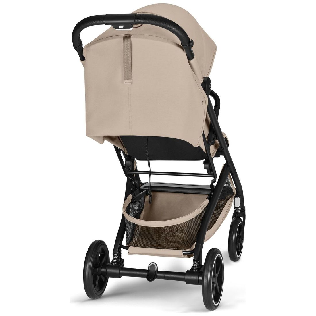 Poussette Compacte et Citadine Beezy 2026 Châssis Noir Almond Beige (Cybex) - Image 8