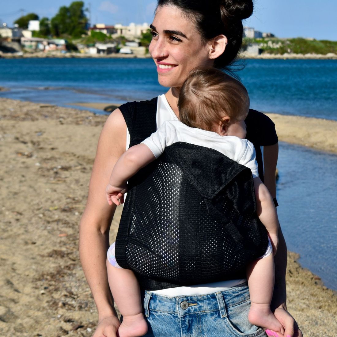 Porte-bébé Black (6 mois et +) (Minimonkey) - Image 4