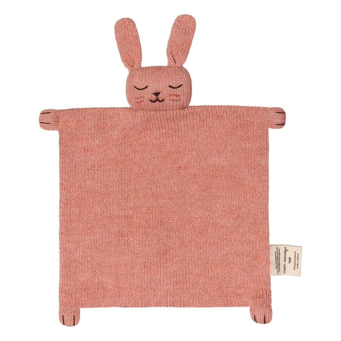 Main Sauvage - Doudou Plat Lapin (Main Sauvage) - Image 1