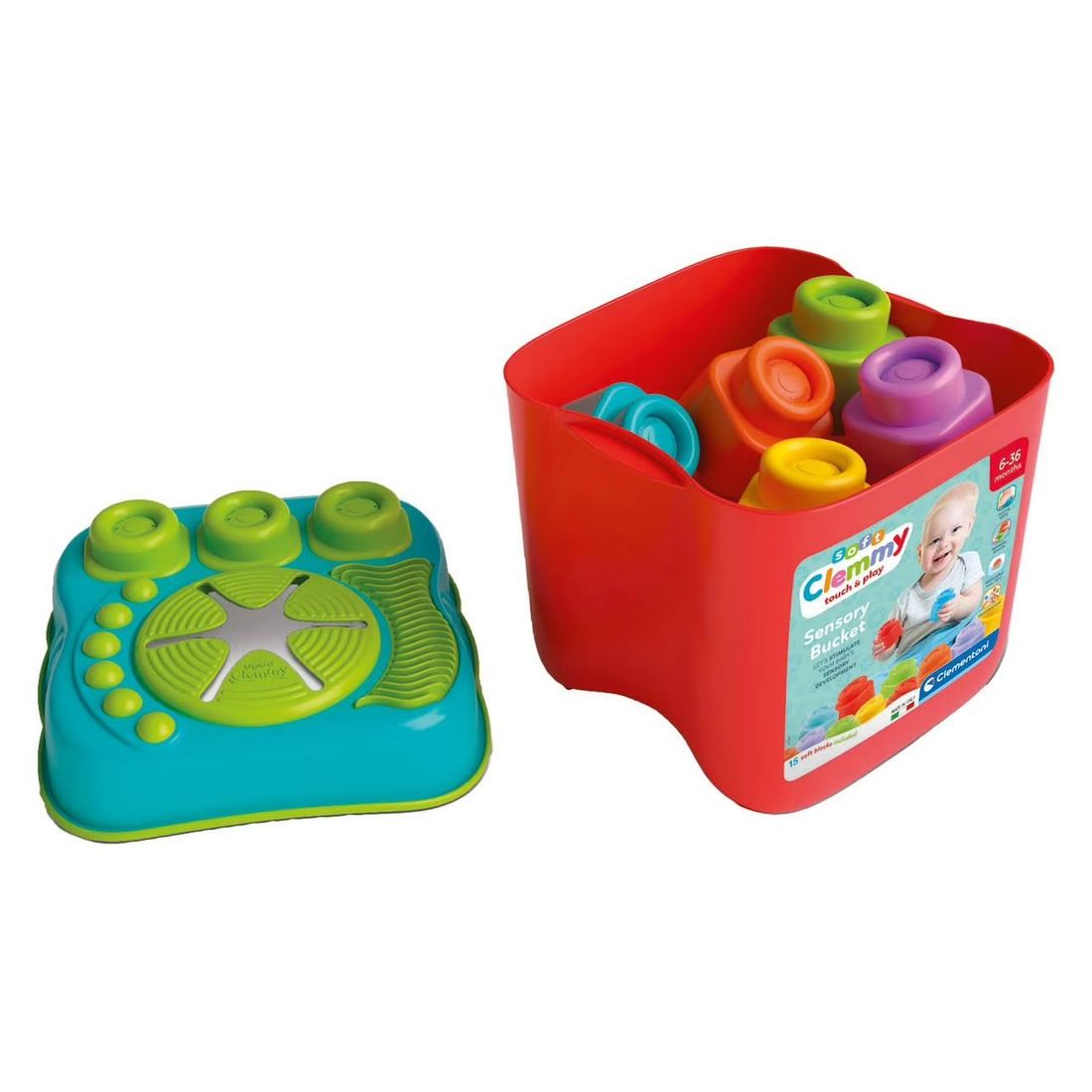 Clementoni Blocs Sensoriels Cube Soft Clemmy Pour Bébés Et Tout-petits Multi-coloured (Clementoni) - Image 1