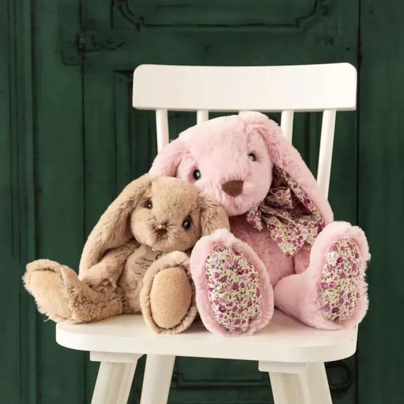 Peluche lapin beige 25 cm (Histoire d'Ours) - Image 1