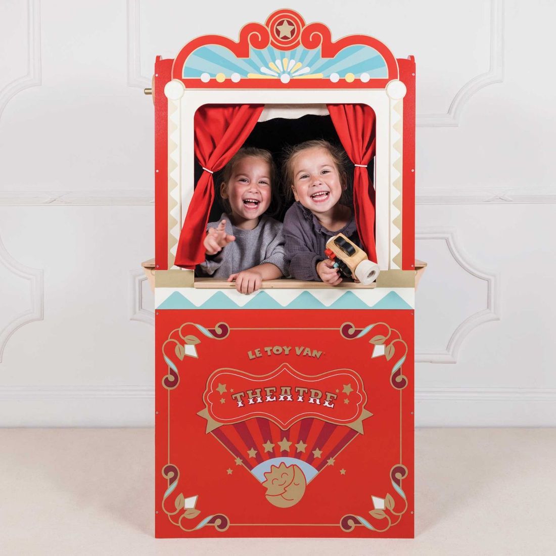 Théâtre de marionnettes rétro en bois FSC (Le Toy Van) - Image 2