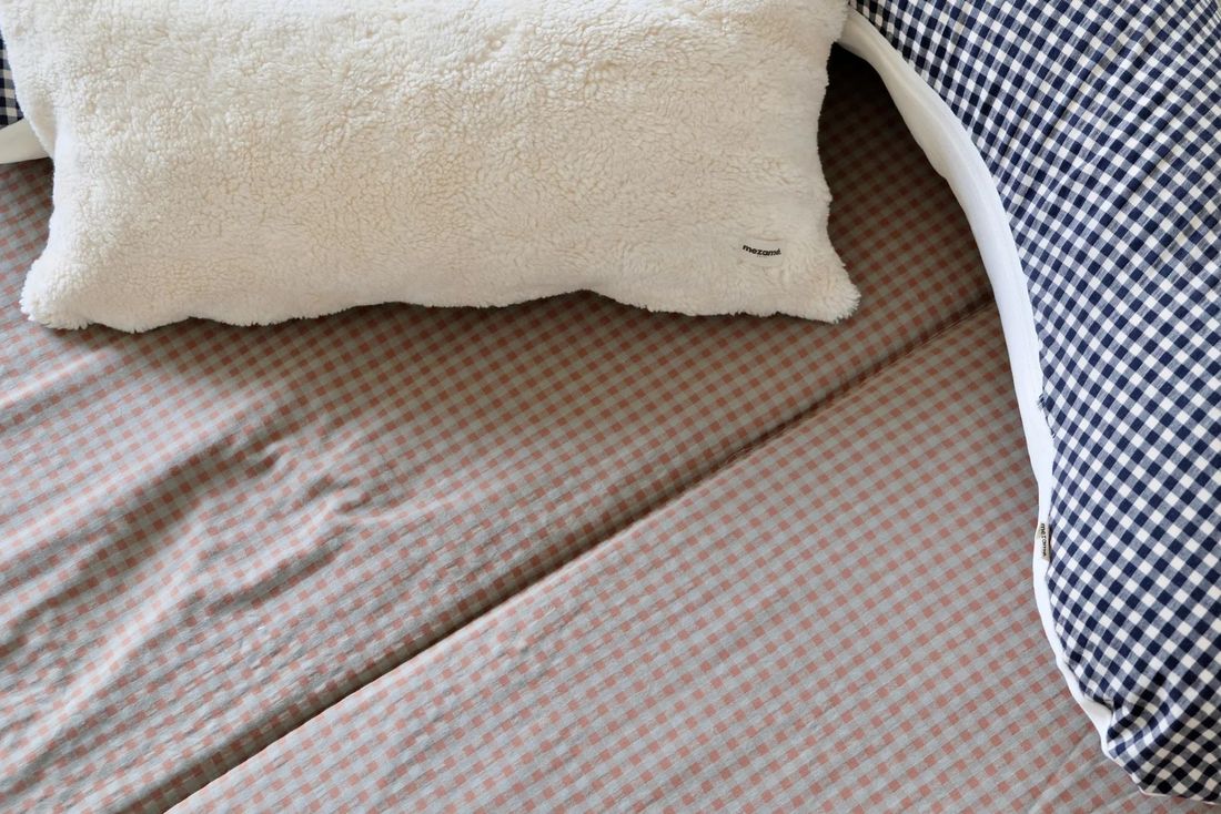 Tapis de vie Vichy Châtaigne (Mezamé Paris) - Image 2