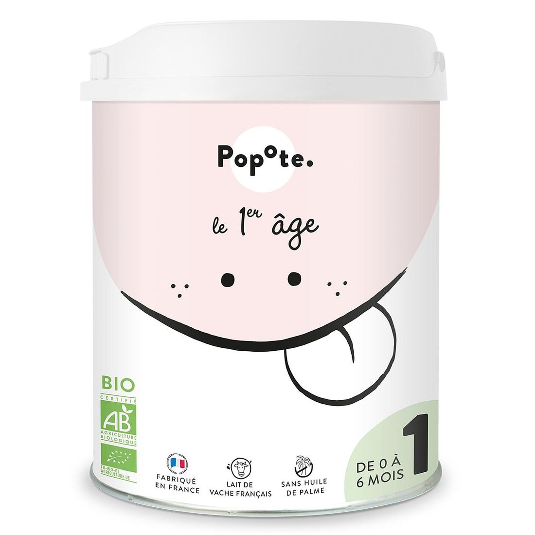 Lait 1er Âge Bio - 800 g (Popote) - Image 1