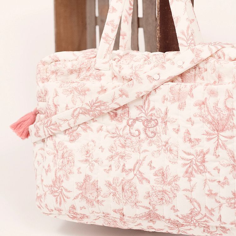 Sac à langer à anses Toile de Jouy (Tartine et Chocolat) - Image 1