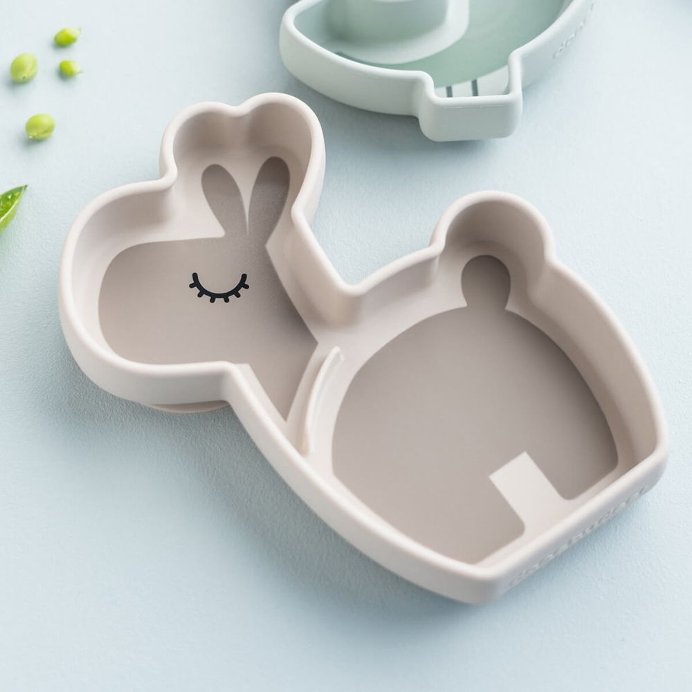 Assiette en silicone avec ventouse Lalee Sable (Done by deer) - Image 2