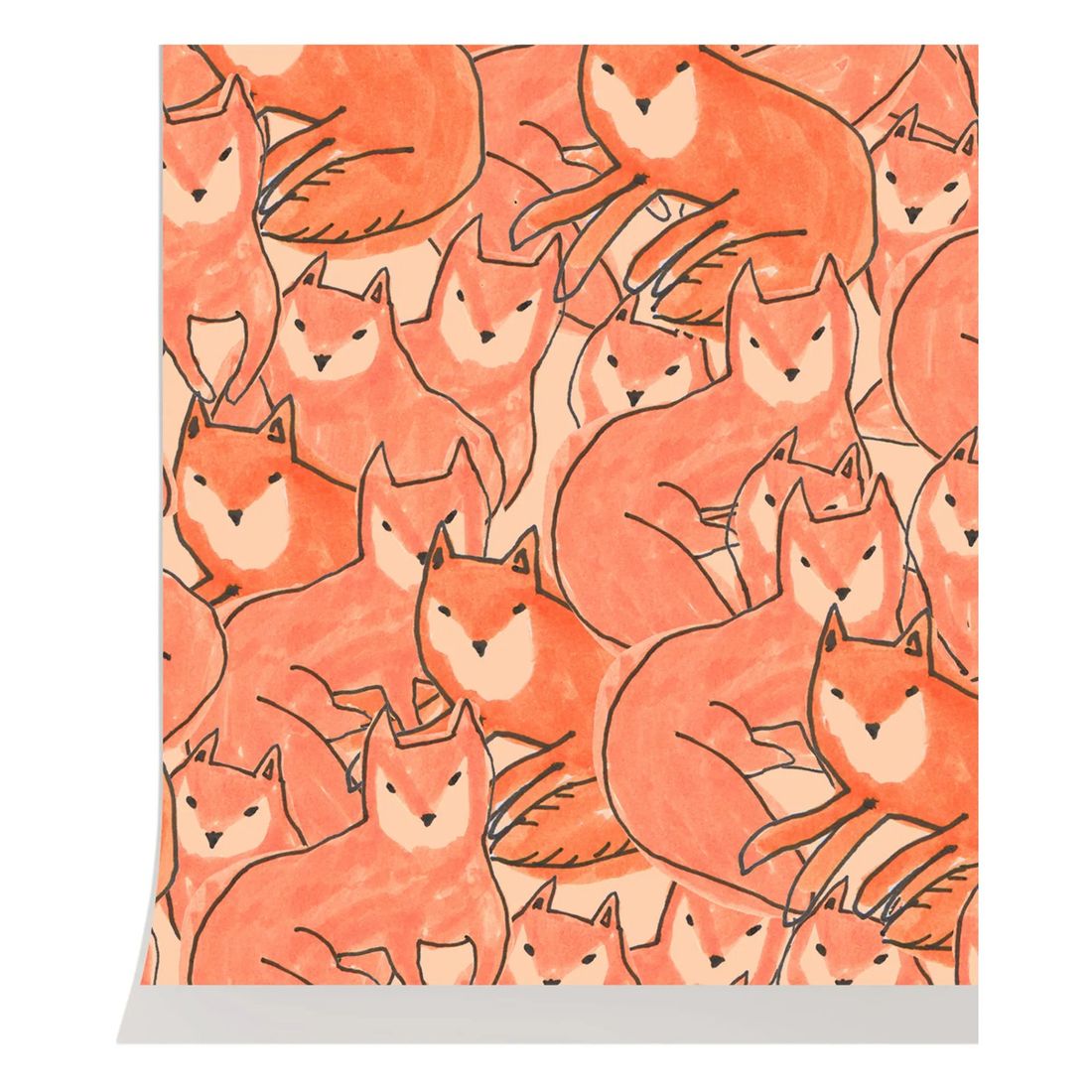 Season Paper - Papier peint Fox croud (Season Paper) - Image 1