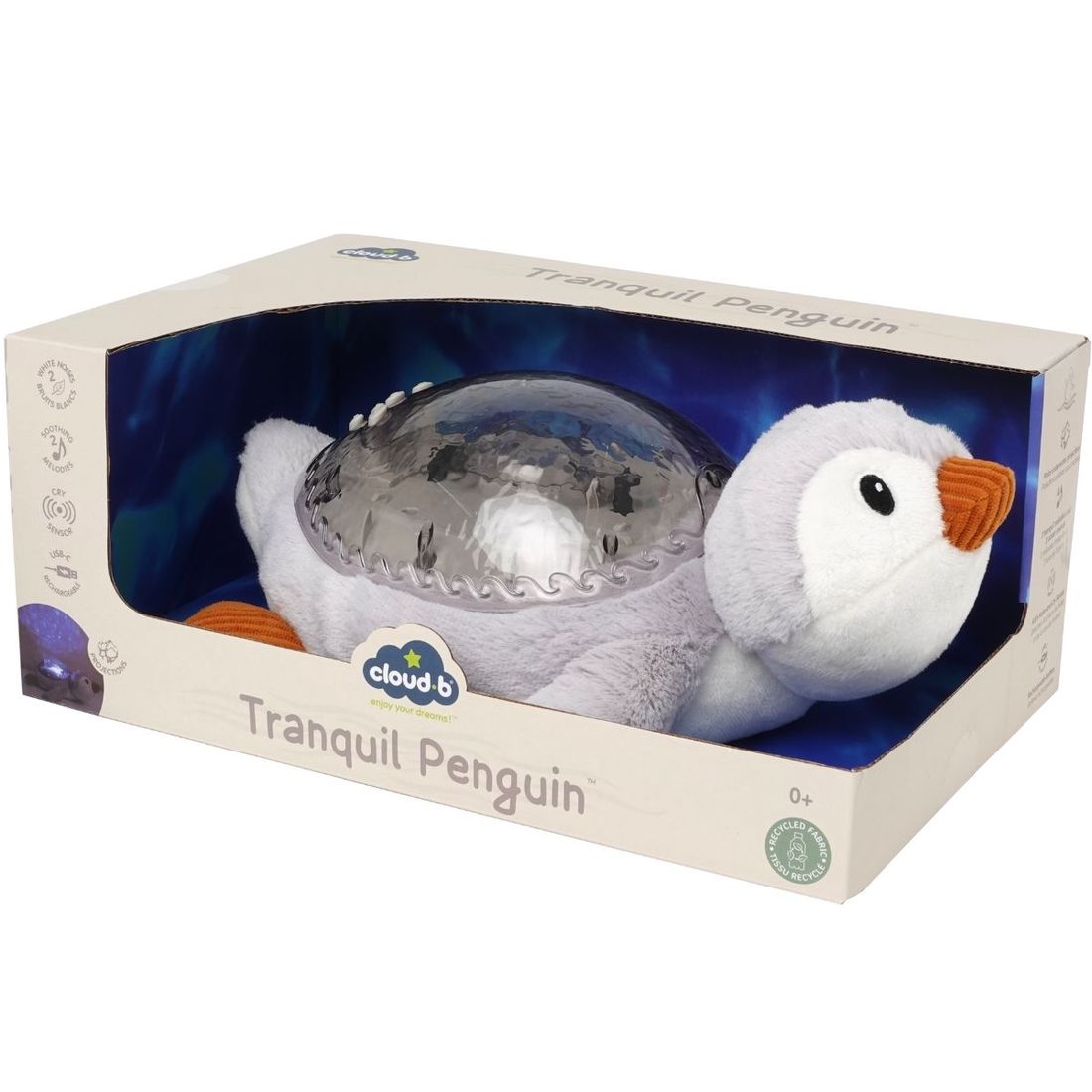 Veilleuse peluche Tranquil Penguin (rechargeable) (Cloud B) - Image 6