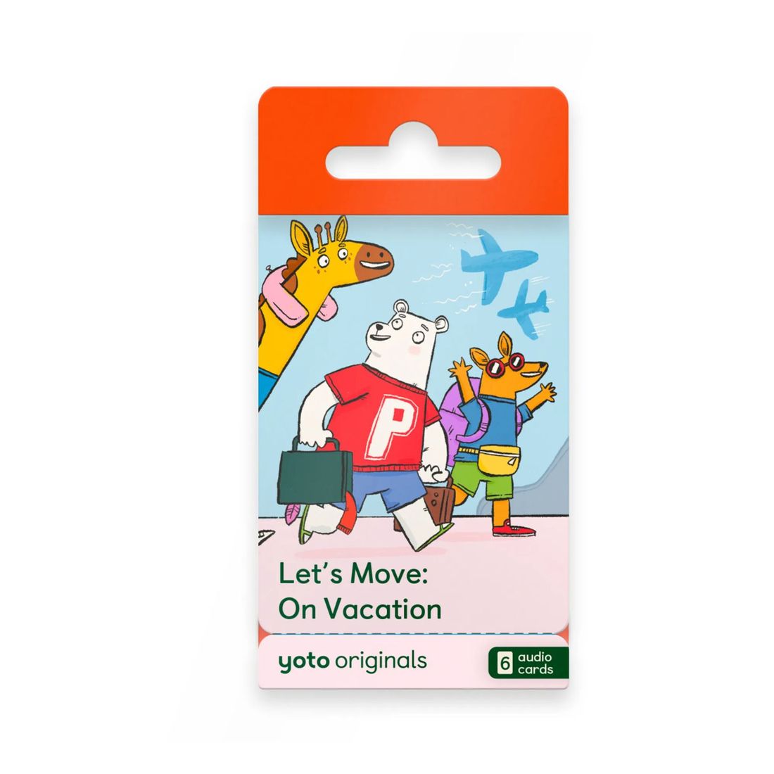 Yoto Player - Cartes Yoto Let's Move on Vacation - Pack de 6 (Yoto Player) - Couverture