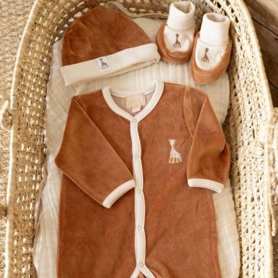 Chaussons Sophie la girafe Camel (1-3 mois) (Trois Kilos Sept) - Image 2