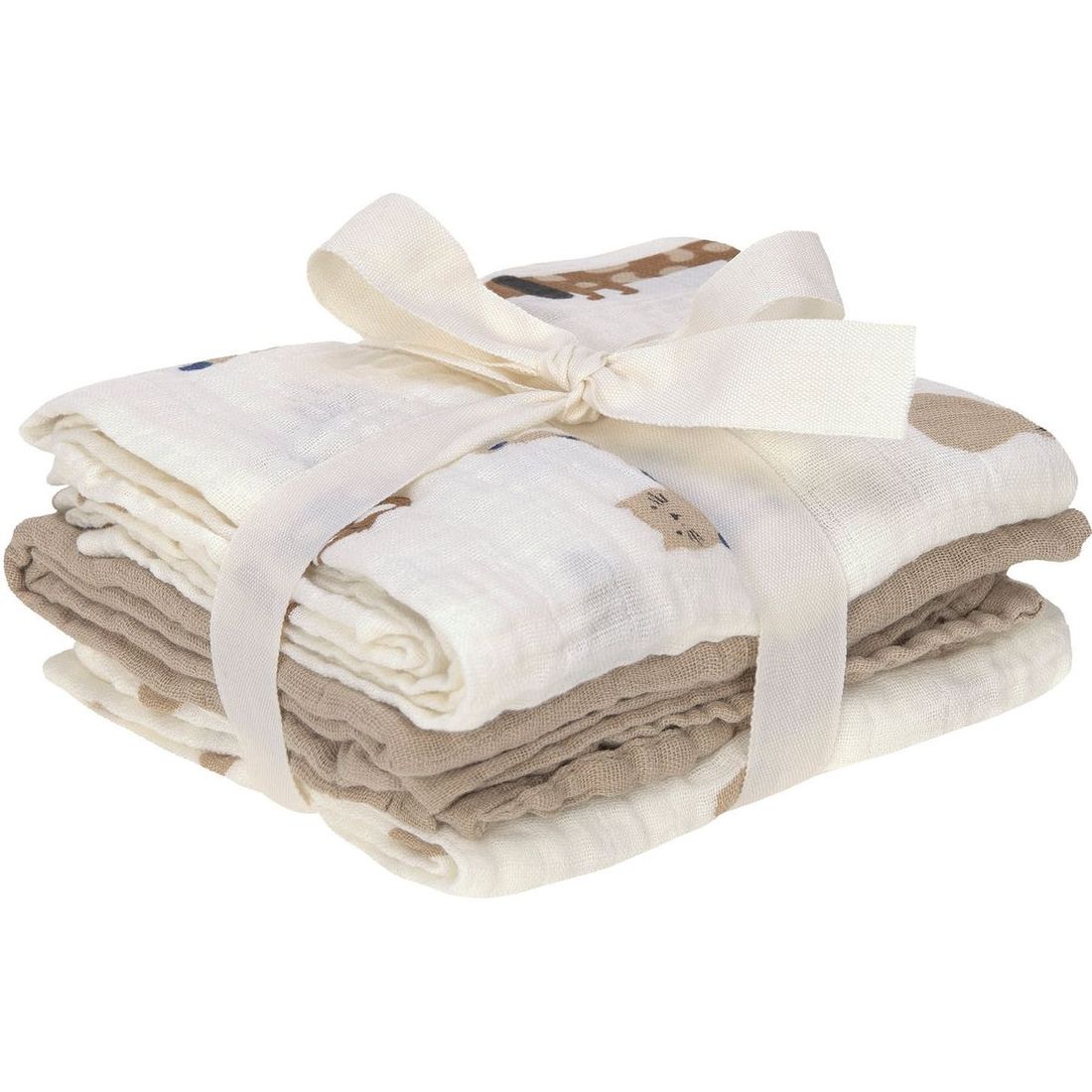 Lot de 3 langes Little Mateys bleu roi (60 x 60 cm) (Lassig) - Image 5
