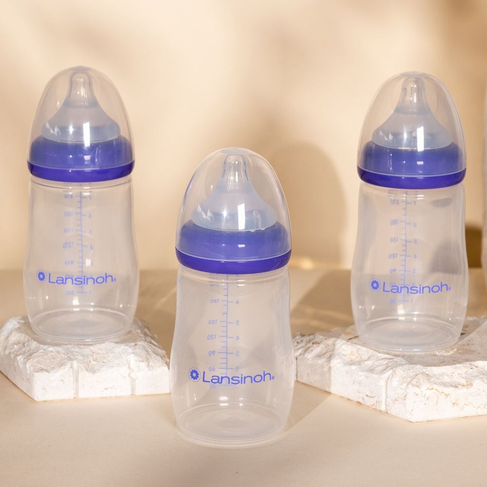 Lot de 2 biberons et tétines Natural Wave® spécial allaitement (240 ml) (Lansinoh) - Image 3