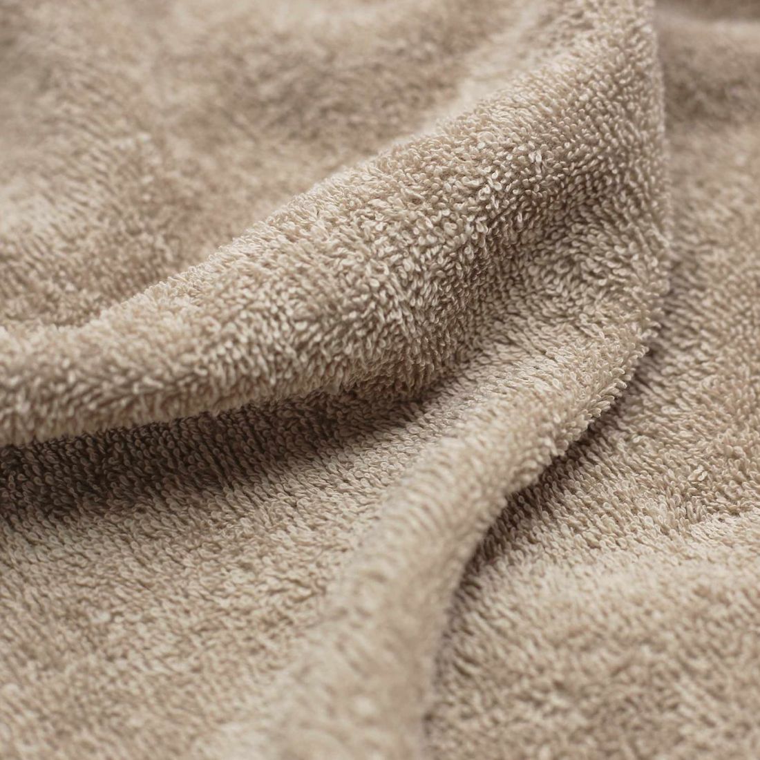 Serviette de toilette en éponge Sable (70 x 140 cm) (Trois Kilos Sept) - Image 4