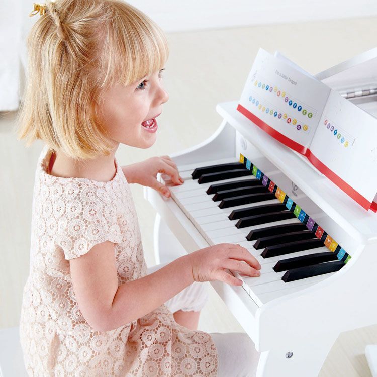 Piano à queue électronique Deluxe blanc (Hape) - Image 4