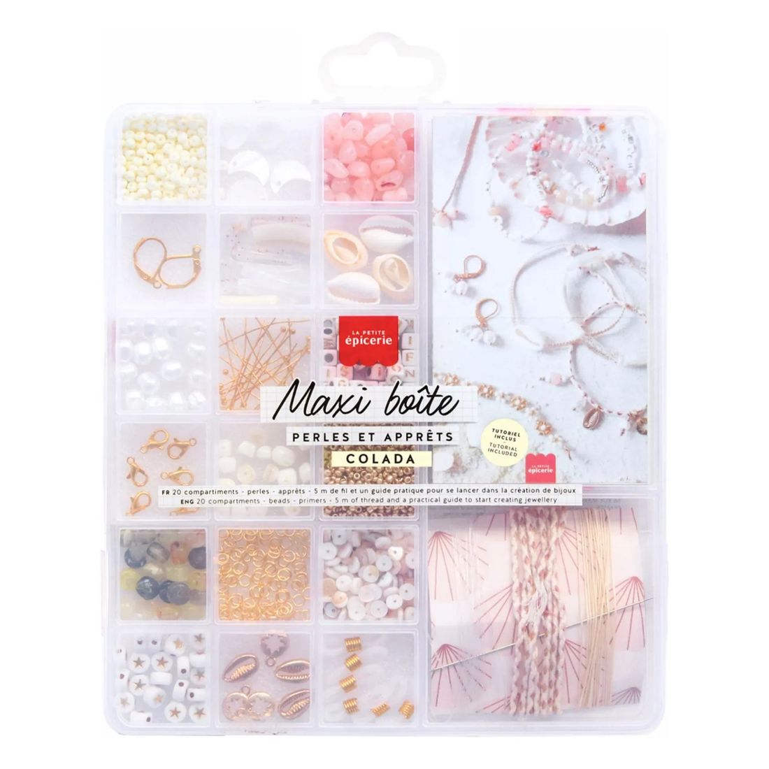La Petite Épicerie - Maxi boîte de perles et apprêts Pina Colada (La Petite Épicerie) - Image 1