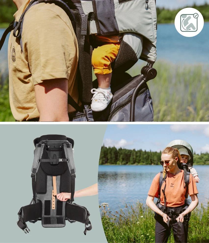 Moov & Hike - Le porte-bébé de randonnée conçu avec une kiné, confortable dès le 1er âge (Babymoov) - Image 7
