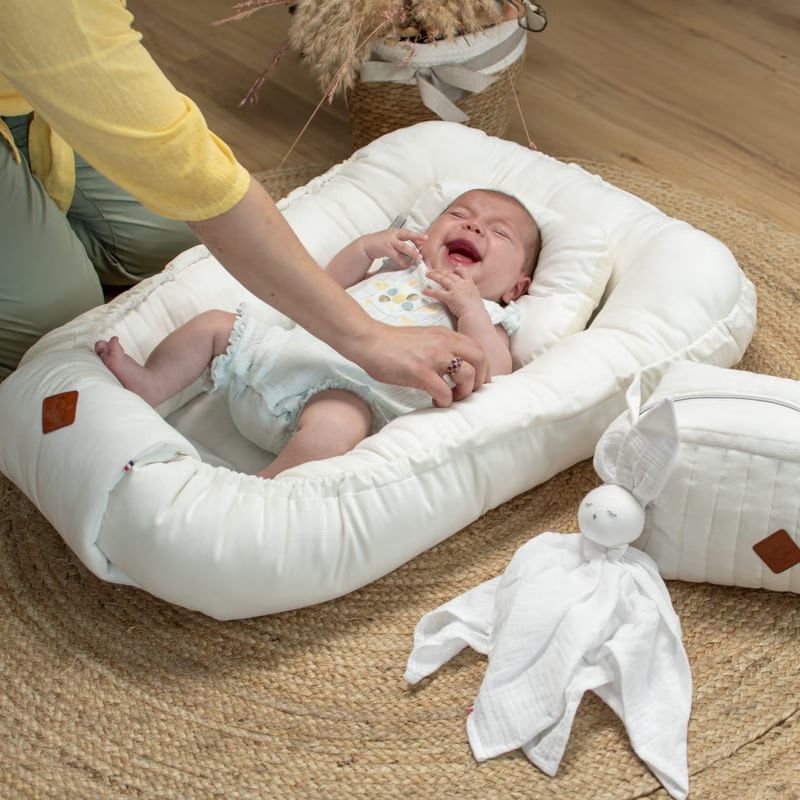 Cocon nid réducteur de lit gaze coton (Sevira Kids) - Image 2