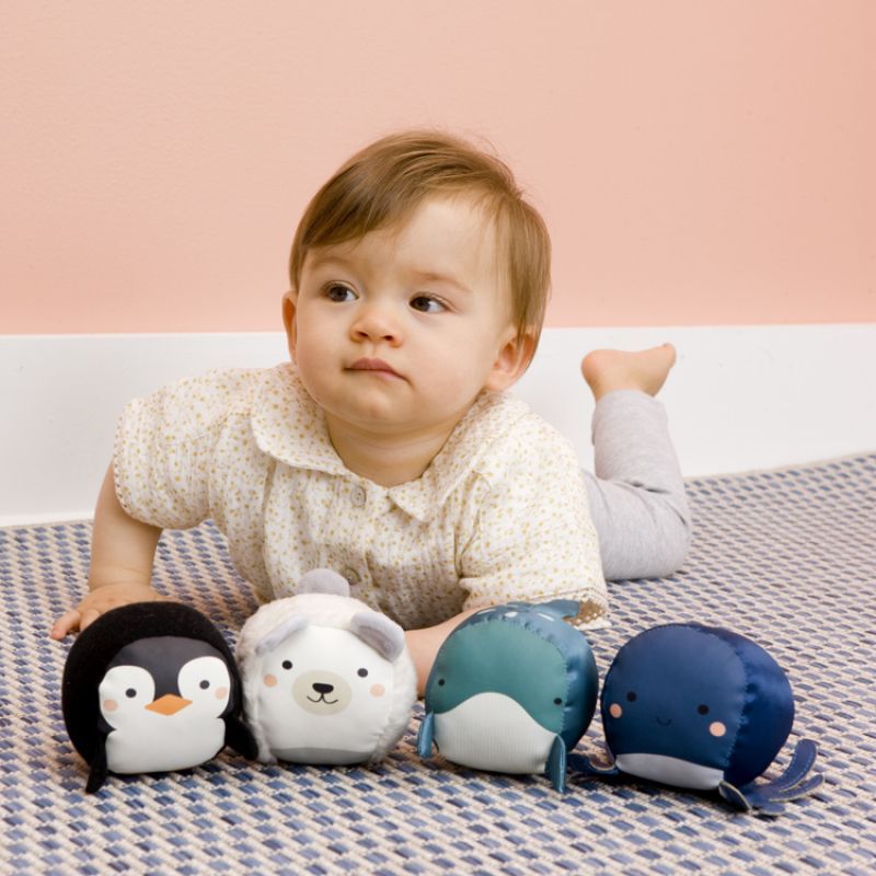 Lot de 4 balles doudous Océan Doodballs (Little Big Friends) - Image 6