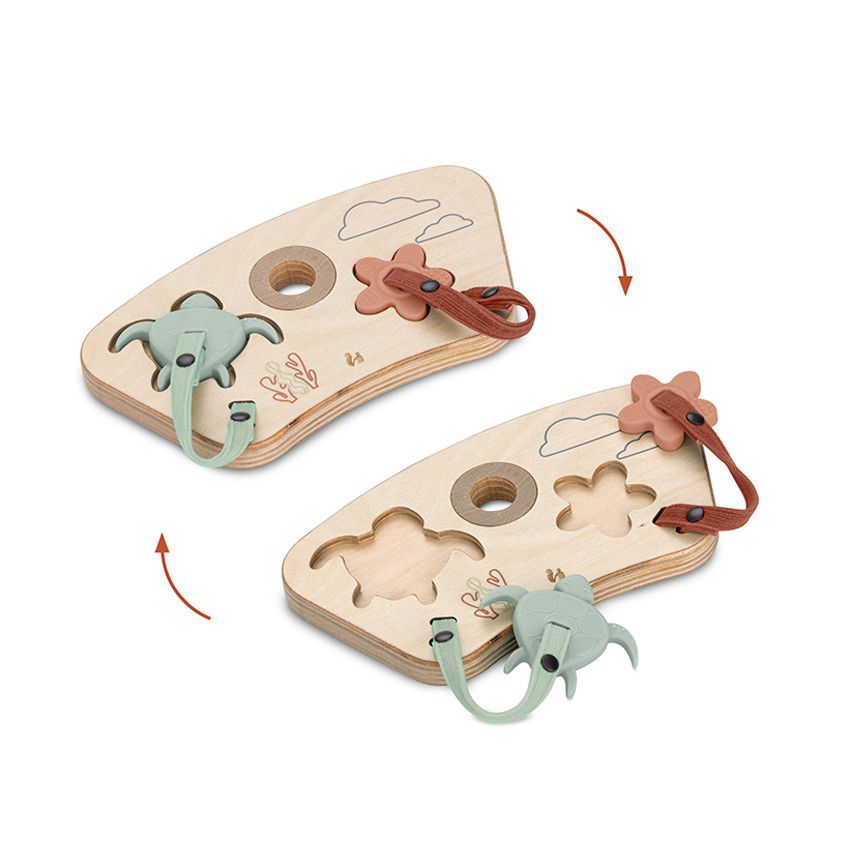 Puzzle Play Puzzling S en bois pour plateau de jeu Play Tray - Beige (HAUCK) - Image 1