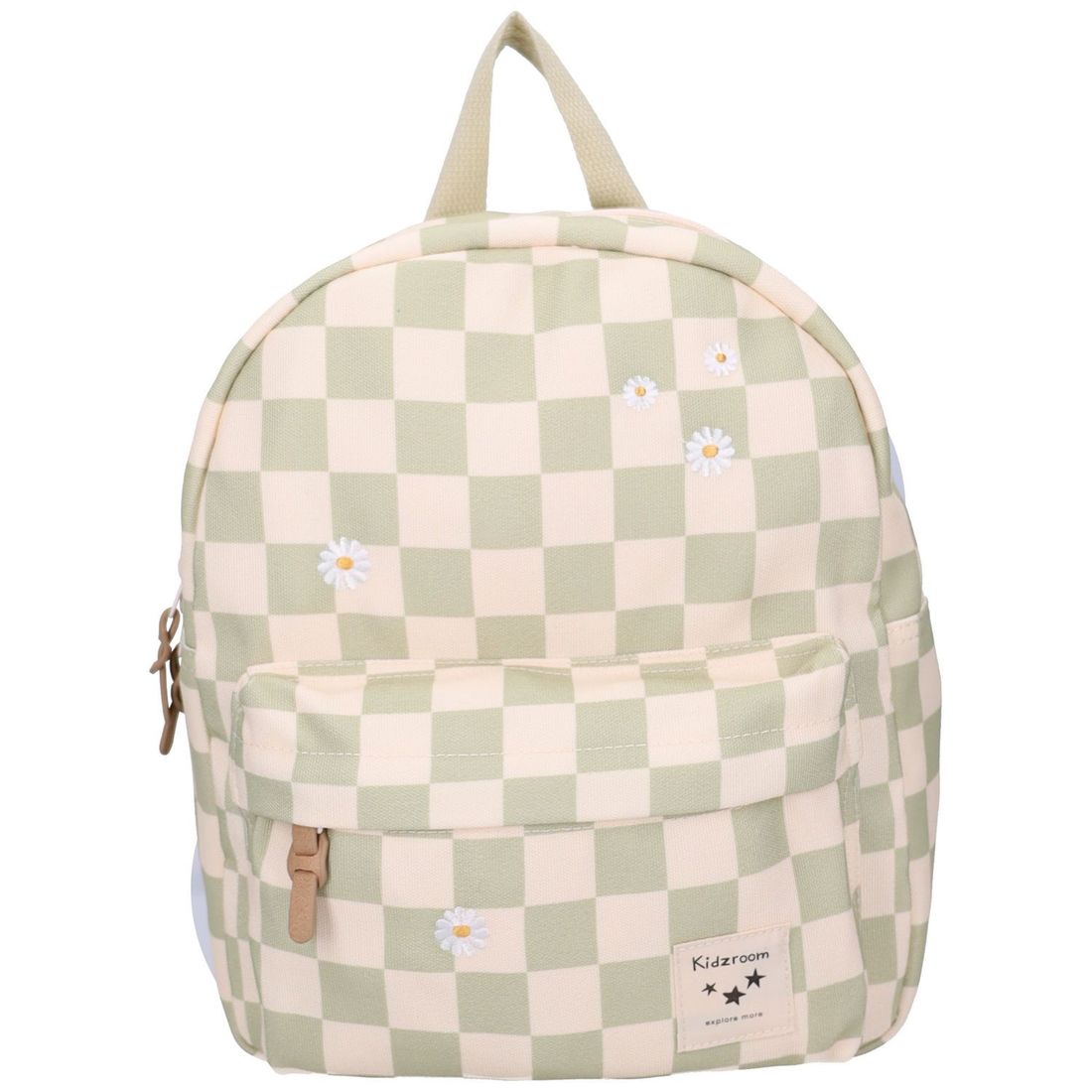 Sac à dos enfant Nostalgia Pâquerettes beige et vert (31 cm) (Kidzroom) - Image 4
