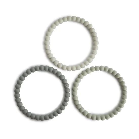 3 Bracelets de Dentition (Mushie) - Couverture
