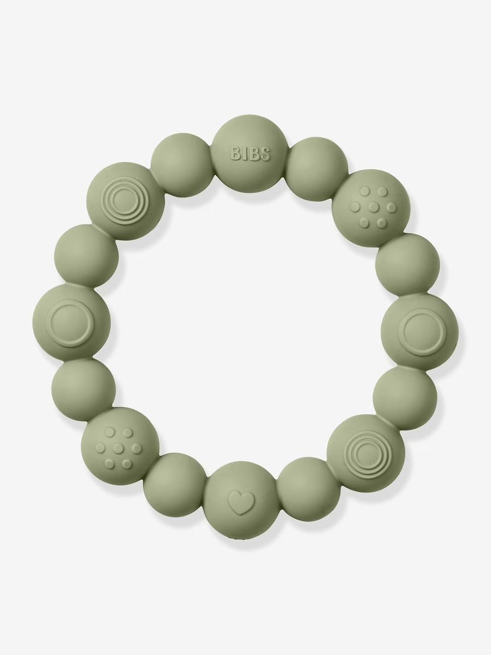 Anneau de dentition perles vert sauge (Bibs) - Image 1