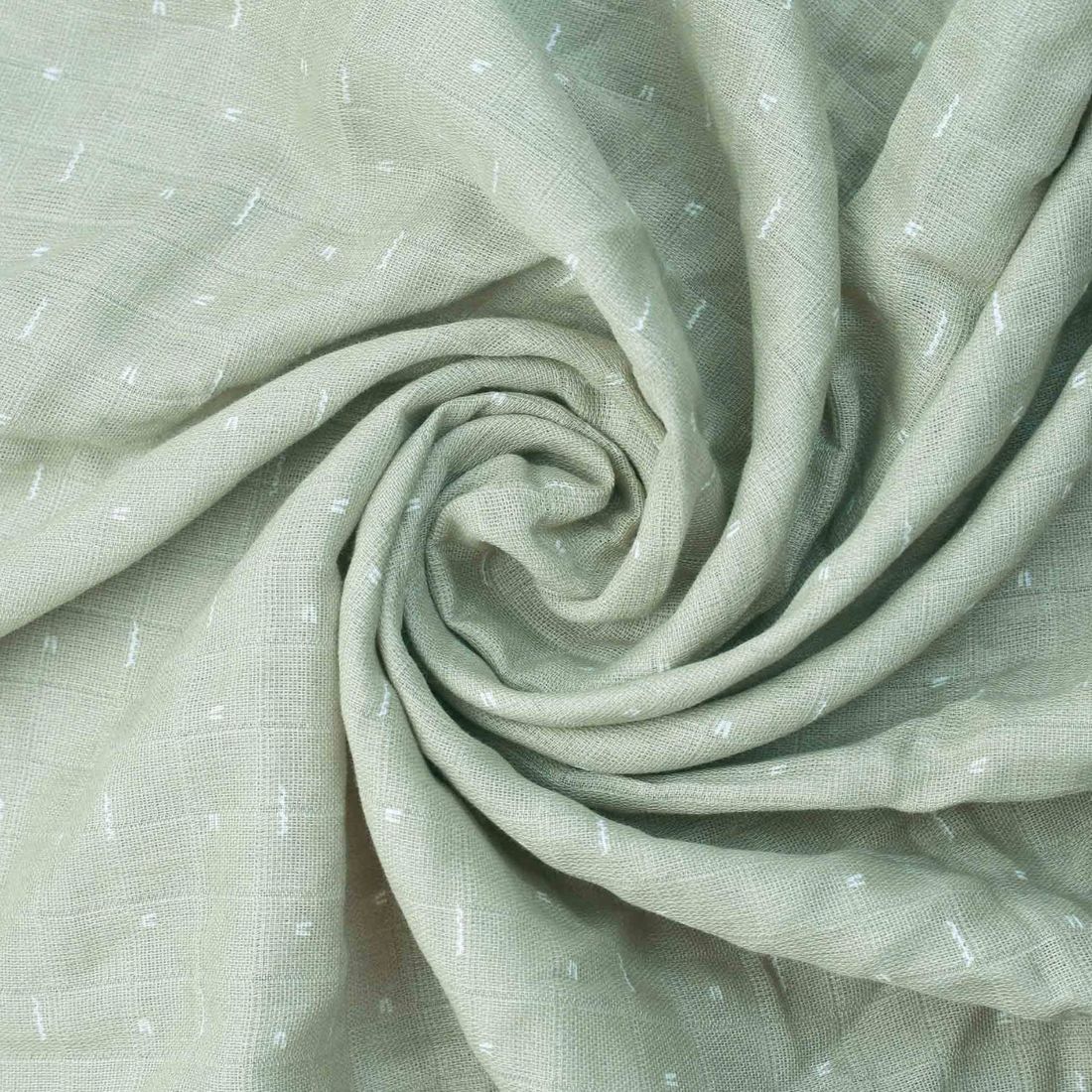 Lot de 3 langes en mousseline Grafic Olive (70 x 70 cm) (Trois Kilos Sept) - Image 3