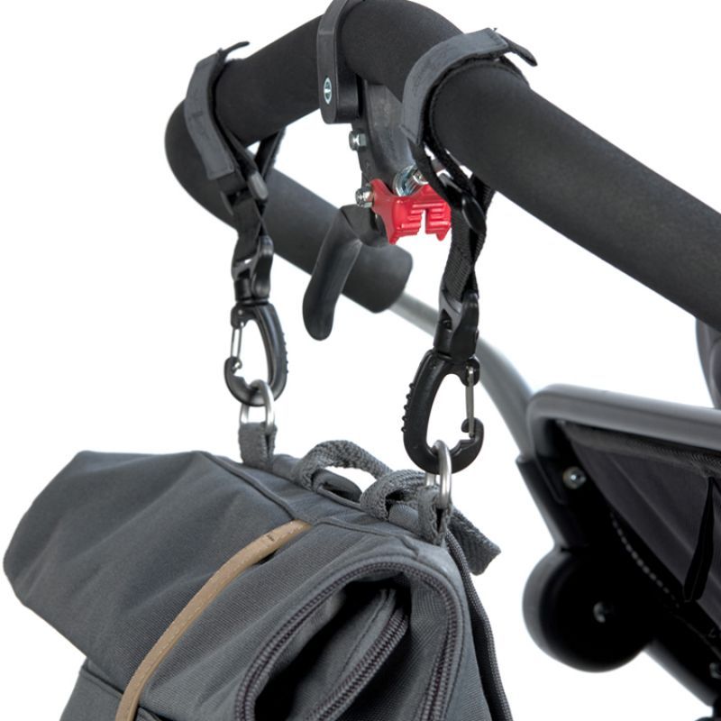 Sac à dos à langer en polyester recyclé Rolltop anthracite (Lassig) - Image 9