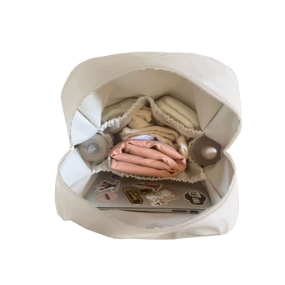 Sac à dos à langer Léopard beige (BEBEL) - Image 8