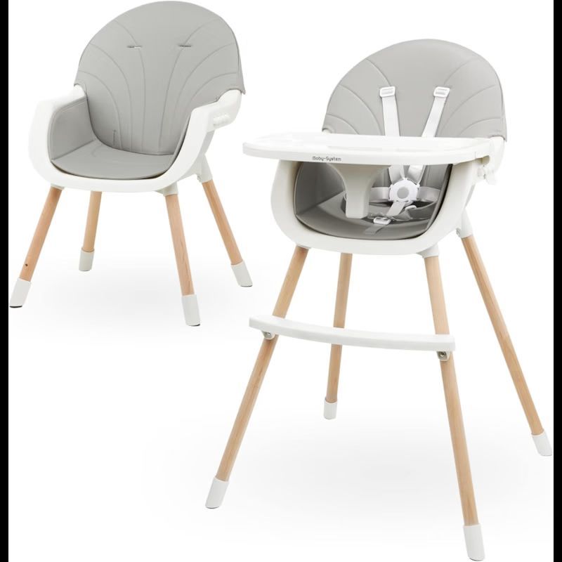 Chaise haute bébé +6 mois evolutive (Moby System) - Image 1